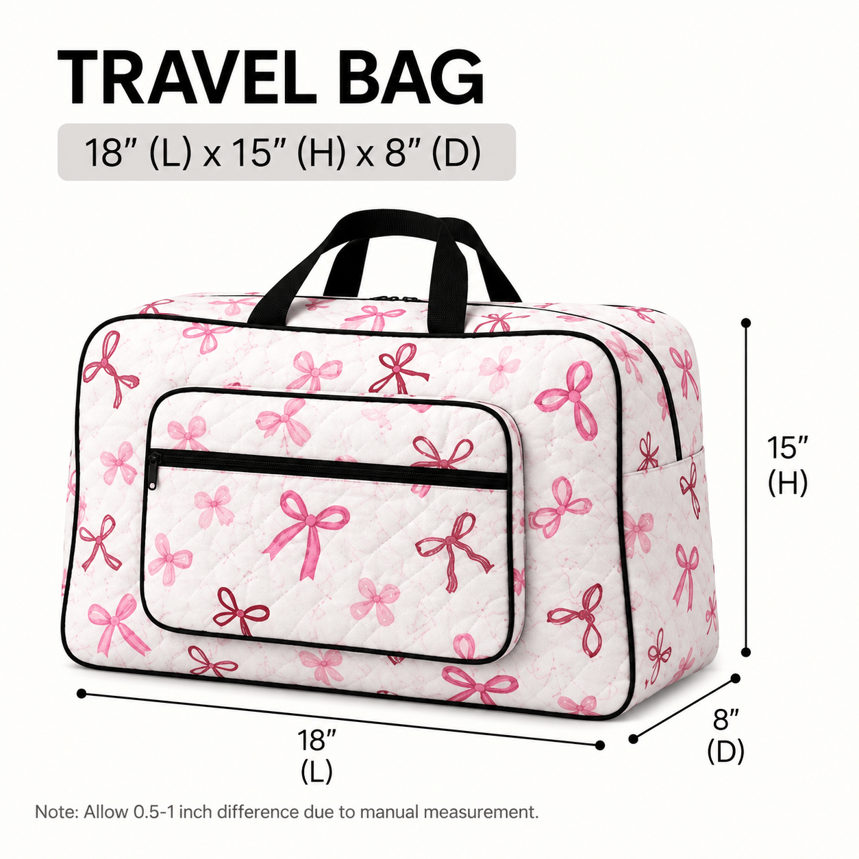 Premium quilted shopping bag & Travel Bag – Large Foldable Storage Bag