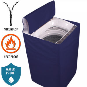 Blue Colour 100% Waterproof Top Loaded Washing Machine Cover (All Sizes Available)