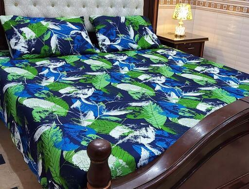 3 Piece Double Bed Sheet King Size B-001