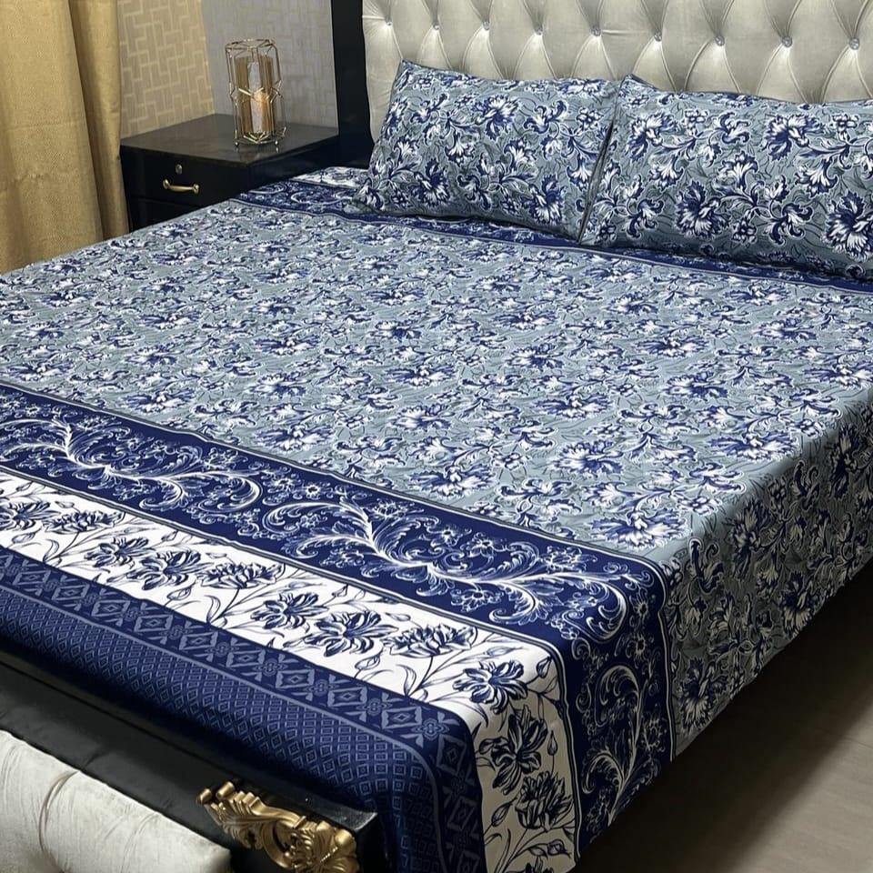 3 Piece Double Bed Sheet King Size