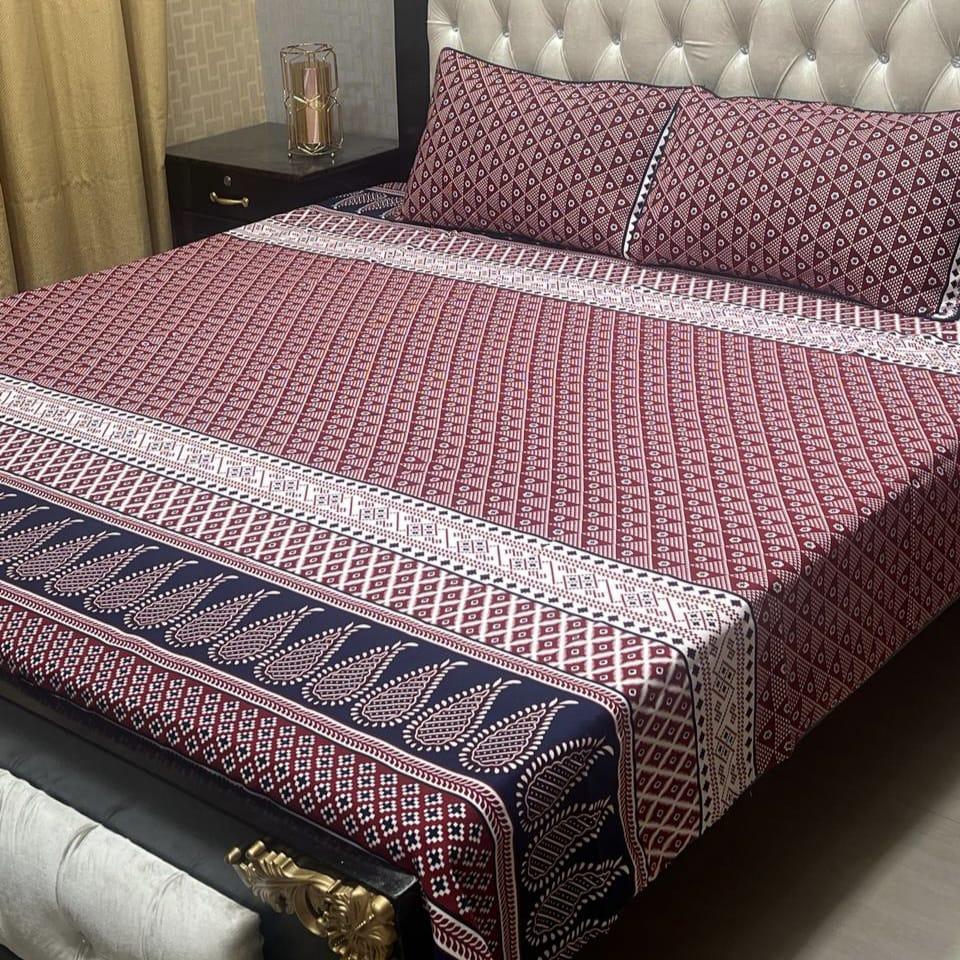 3 Piece Double Bed Sheet King Size