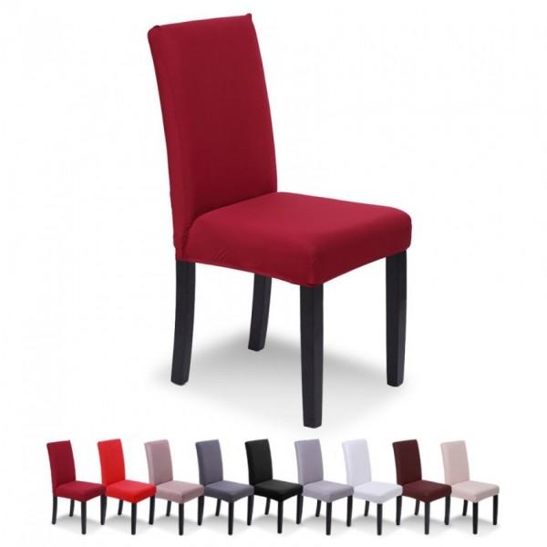 Dinning Table Chair Cover without arms, Dust resistant fabric, Washable- Maroon Colour