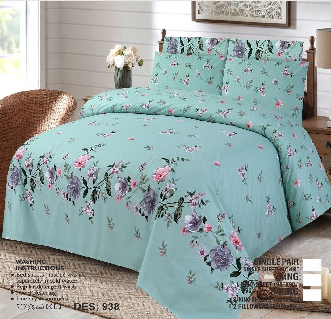 3 Piece Double Bed Sheet King Size