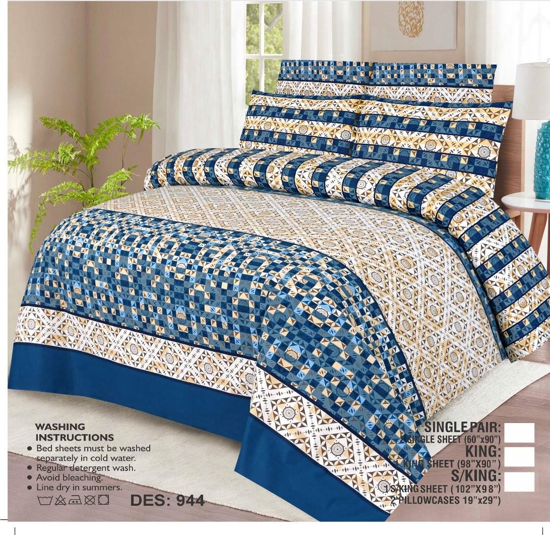 3 Piece Double Bed Sheet King Size