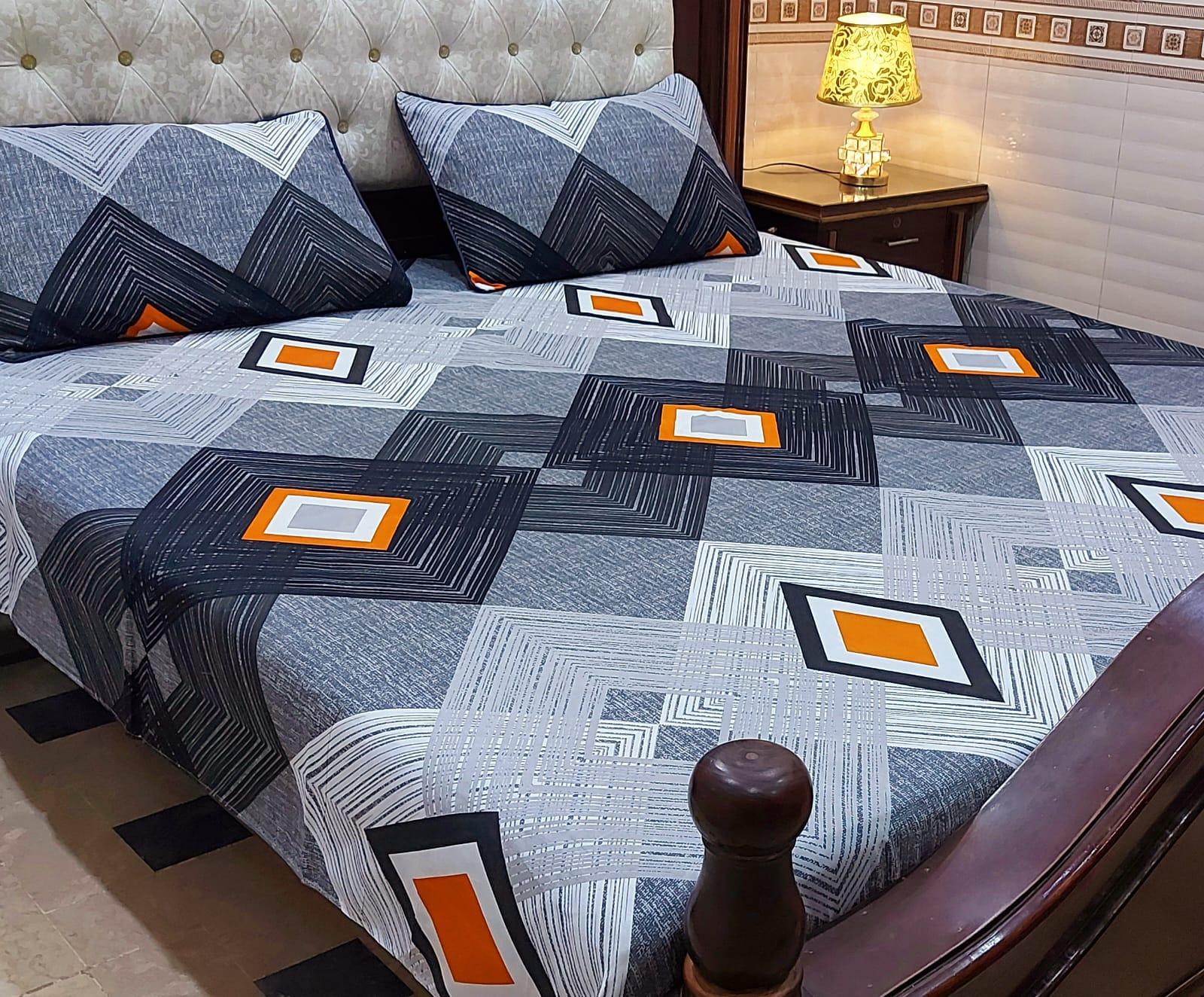 3 Piece Double Bed Sheet King Size